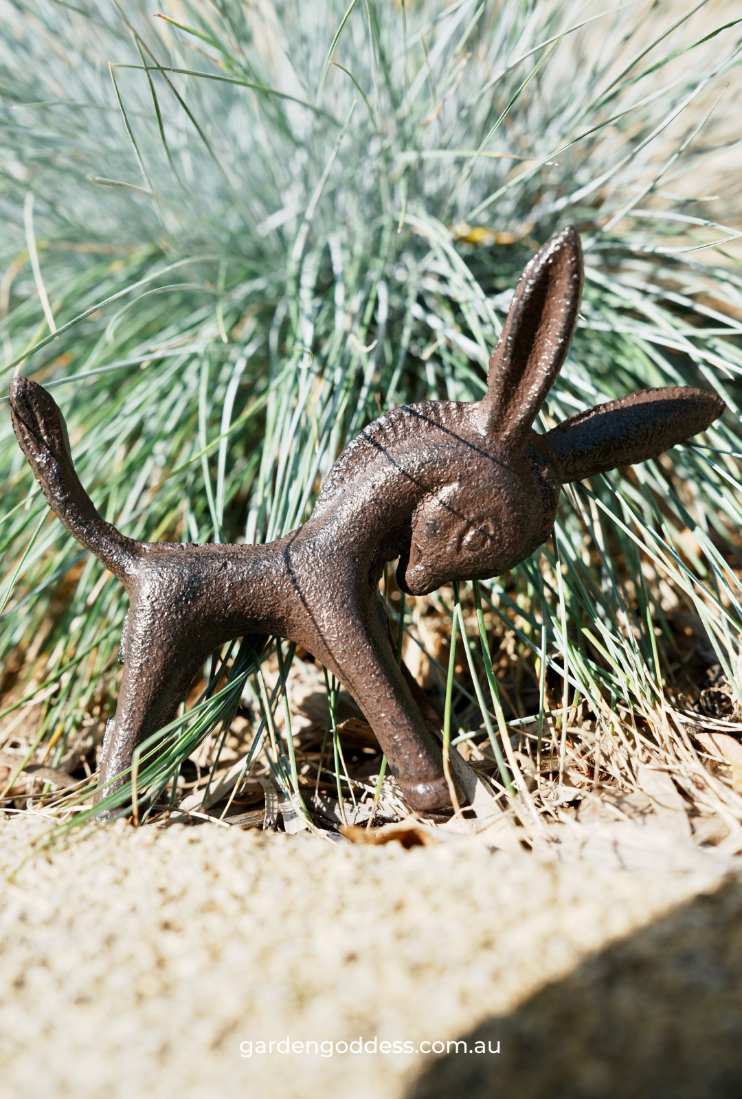 Cast Iron Rustic Donkey Ornament